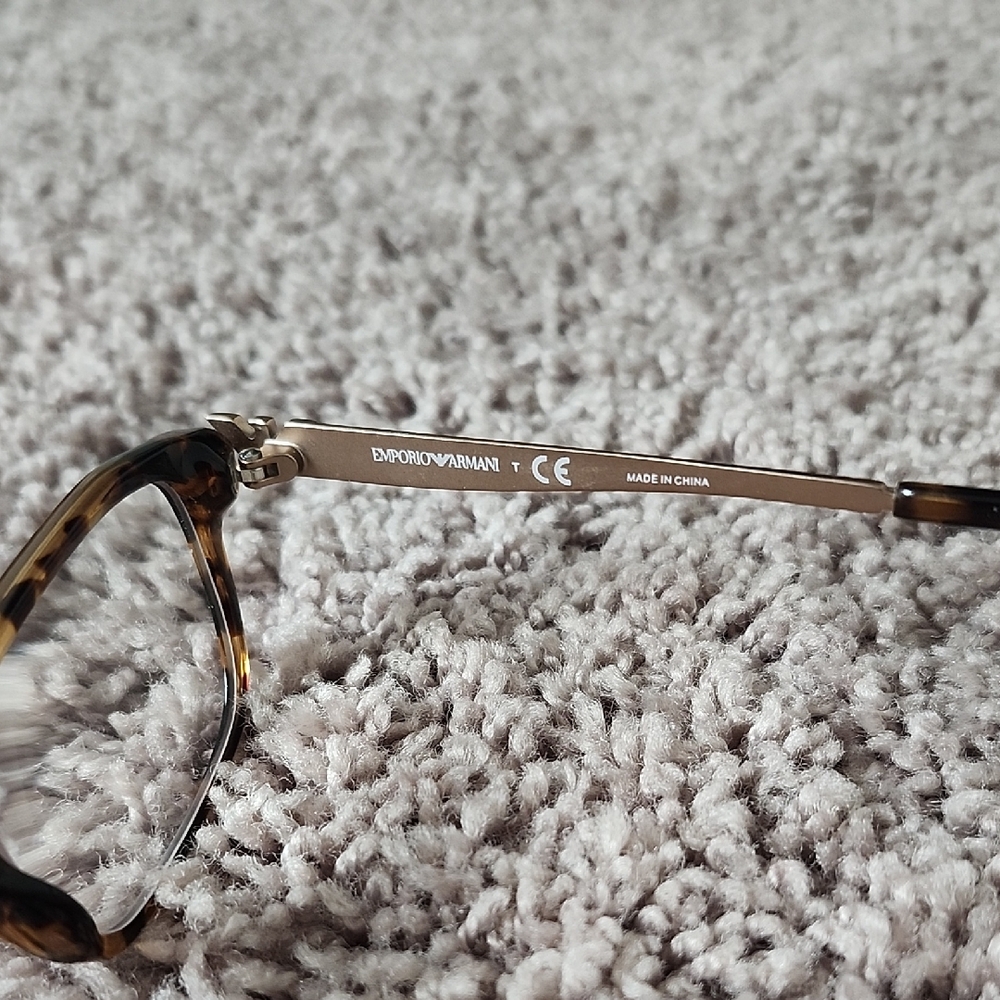 Emporio Armani Brown Tortoise Shell Eyewear
